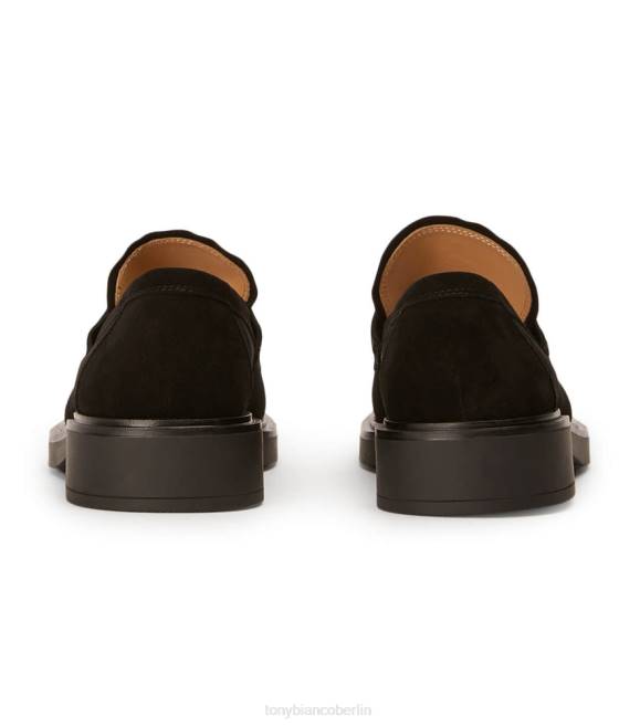Slipper| de Tony Bianco Frauen schätze Wohnungen schwarzes Wildleder 4624587